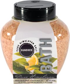 Sundhed - Himalayan Bath Salt W. Green Tea/L (850g)