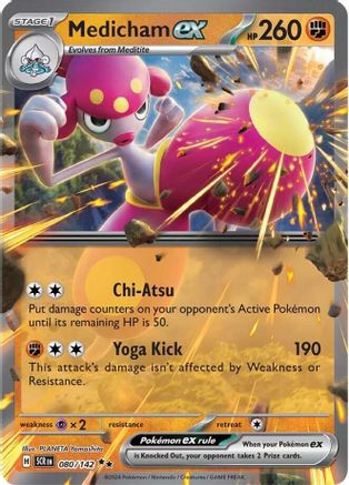 Medicham ex - 080/142 80 - SV07 Stellar Crown Holofoil