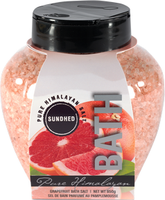 Sundhed - Himalayan Bath Salt W. Grapefruit (850g)