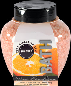 Sundhed - Himalayan Bath Salt W. Orange Oil (850g)