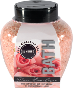 Sundhed - Himalayan Bath Salt W. Rose Oil (850g)
