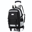 Kids Large Capacity Trolley School Backpack with Wheels – Primary School Pull Rod Bag