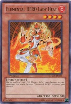 Elemental HERO Lady Heat (LCGX-EN038) - Legendary Collection 2 Unlimited
