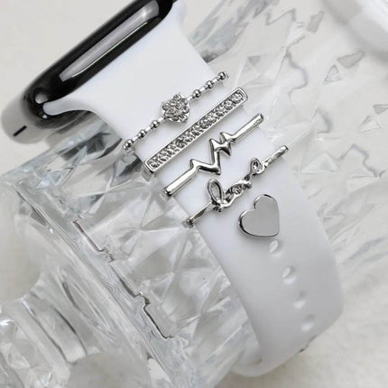 DIY Decorative Buckle Silicone Watch Strap Accessories