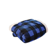 Deluxe Sherpa Throw Blanket- Buffalo Check - B5685