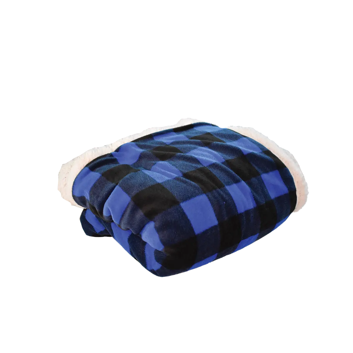 Deluxe Sherpa Throw Blanket- Buffalo Check - B5685