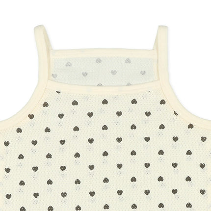 西松屋 4枚組メッシュキャミソール肌着（ハート・リボン） 正規品