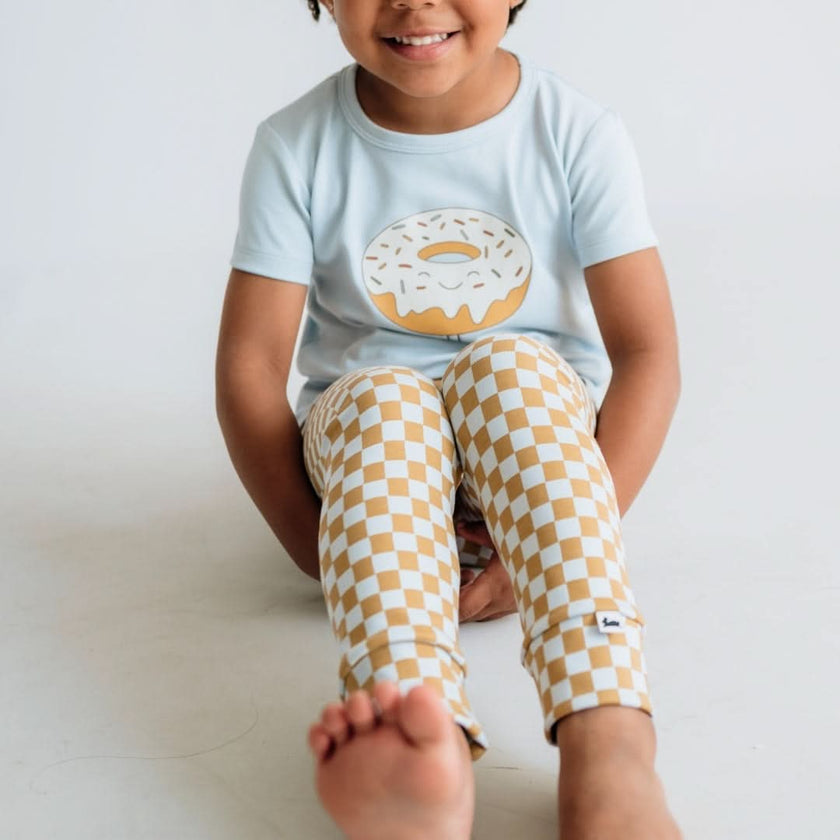 Baby/Kids Graphic Bamboo T-Shirt | Adventures Begin In My Own Backyard In Black