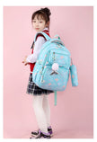 3 in 1 set Primary School Girls Backpack Lunch Bag and Pencil Pouch