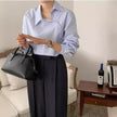 Professional Office Business Long sleeve cotton work shirt for women