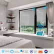 Equipped With A 15 Channel Remote Control Solar Charging Panel, Electric Blinds, Intelligent Remote Control Curtains, Silent Sunshades, Detachable Rechargeable Lithium Batteries