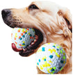 Dog Molar Chew Ball Interactive Pet Toy – Bite Resistant TPU Ball for Dogs (Orange, Green, Rugby)