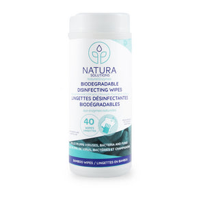 Natura Solutions - Biodegradable Disinfecting Wipes (40ct)
