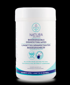 Natura Solutions - Biodegradable Disinfecting Wipes (160ct)