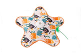 Interactive Hide & Seek Cat Toy – Electric Hunting Dome with Concealed Feather Wand for Indoor Cats