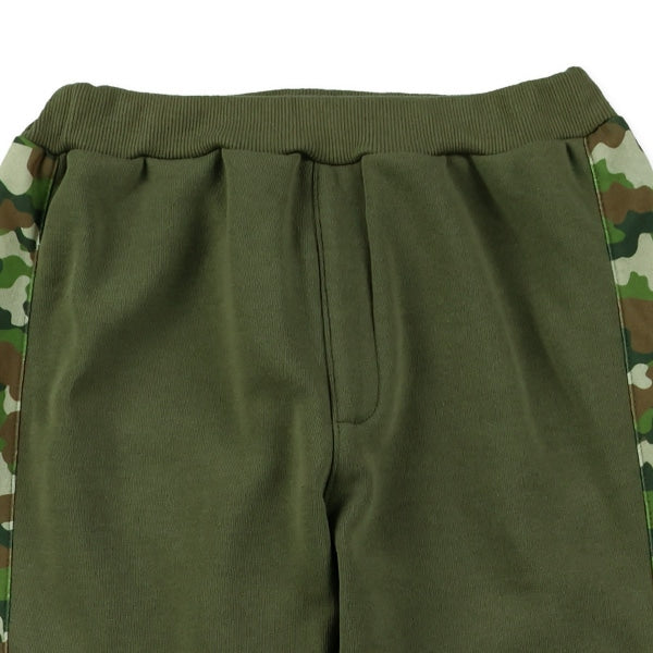 西松屋 ELFINDOLL 裏起毛迷彩サイドラインパンツ 正規品