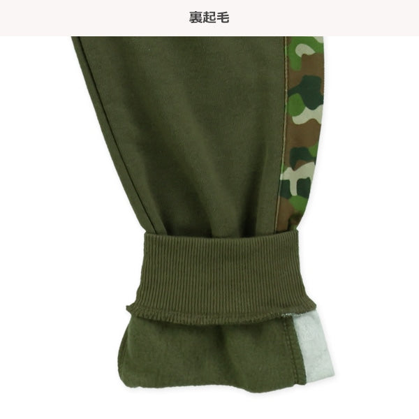 西松屋 ELFINDOLL 裏起毛迷彩サイドラインパンツ 正規品
