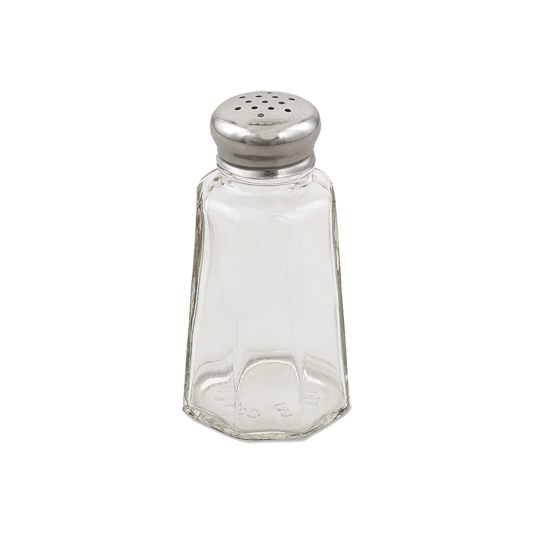 Browne - Salt & Pepper Shaker, Mushroom Top, 3oz/89ml, 4.6x2.1