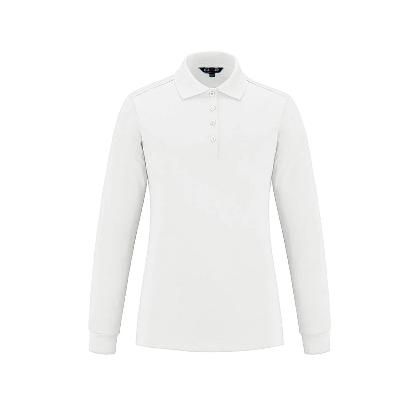 Birdie -Ladies Long Sleeve Pique Mesh Polo