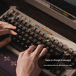 Retro Mechanical Gaming Keyboard – Wireless Bluetooth & 2.4G | RGB Backlit | Windows & Android