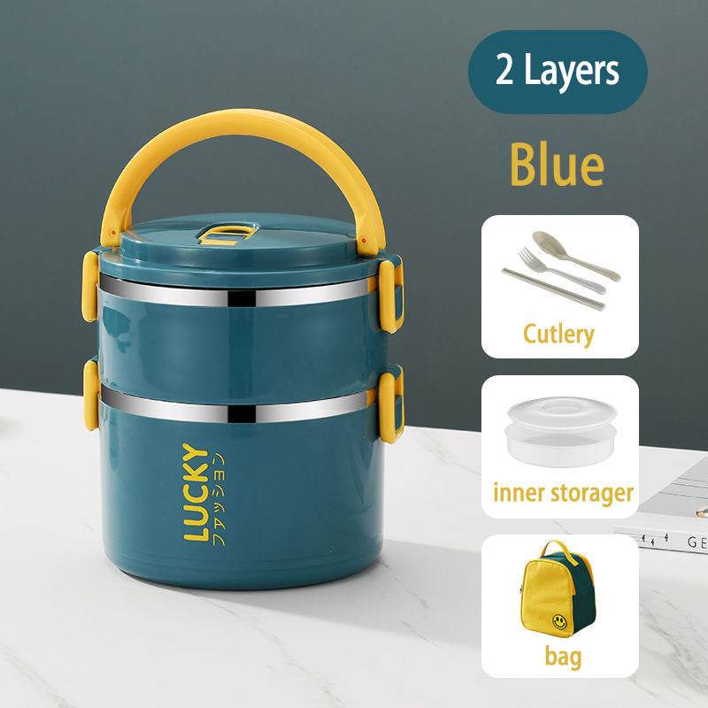Sealed Multi Layered Thermal Stainless Steel Insulated Lunch box