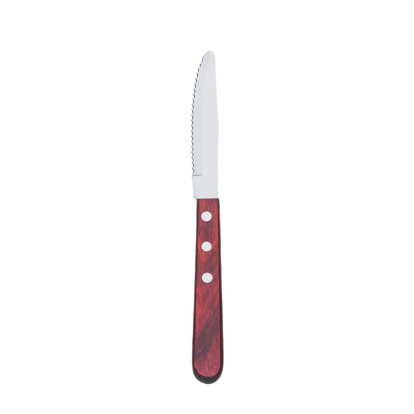 Browne - Steak Knife, Pakkawood Handle, Rounded Blade, 9