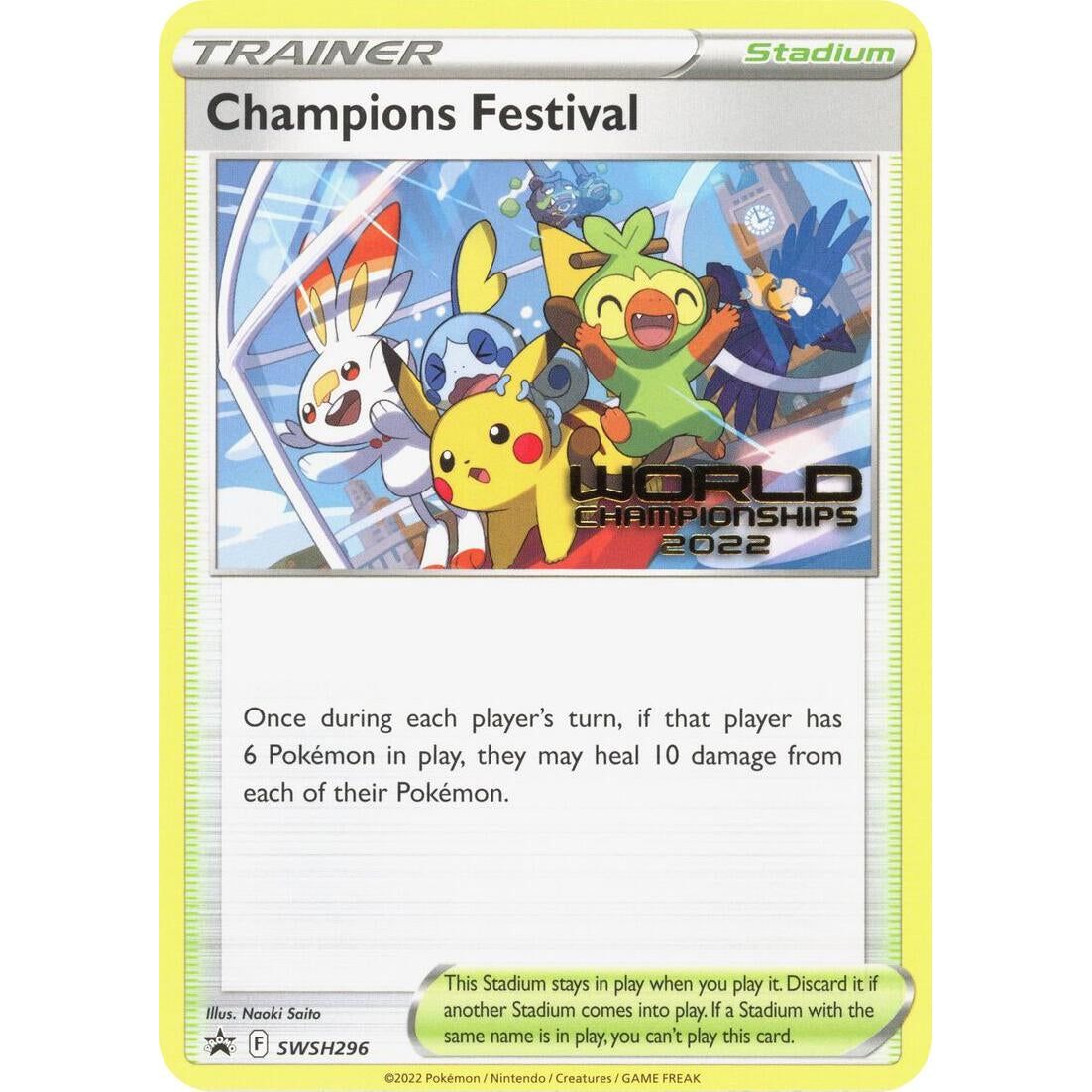 Champions Festival - SWSH296 (World Championships 2022) (SWSH296) (SWSD)
