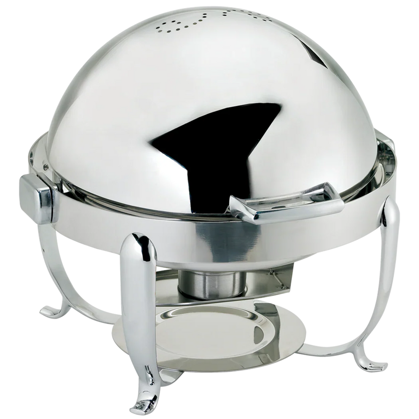 Browne - OCTAVE Round Chafer, w/Roll top cover, 7qt/6.6L, 22.5x20