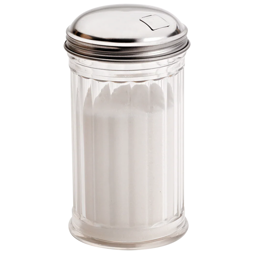 Browne - Bec verseur à sucre, plastique, 355 ml, 14,2 cm, couvercle en acier inoxydable, bec verseur latéral à fermeture automatique