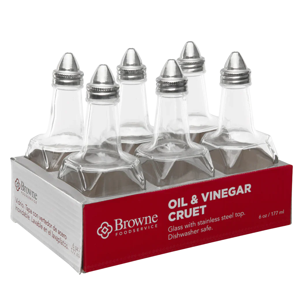 Browne - Glass, Oil & Vinegar, 6oz/152ml, 6.x2