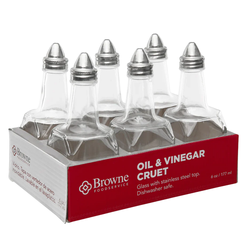 Browne - Glass, Oil & Vinegar, 6oz/152ml, 6.x2