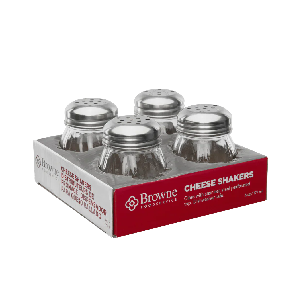 Browne - Cheese Shaker, Glass, 6oz/152ml, 3.6x2.6