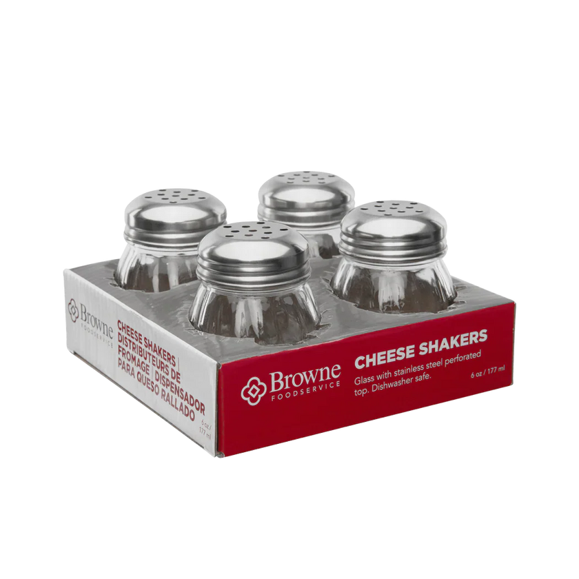 Browne - Cheese Shaker, Glass, 6oz/152ml, 3.6x2.6