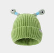 New Cute Luminous Fall Winter Warm Ear Protection Wool Cartoon All-matching Knitted Beanie Hat