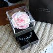 Eternal Flower Rose Jewelry Box for Birthday Presents Valentines Day Wedding Gift Box