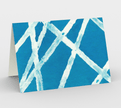 Set of 3 Blank Greeting Cards | 5 x 7 | White Lines