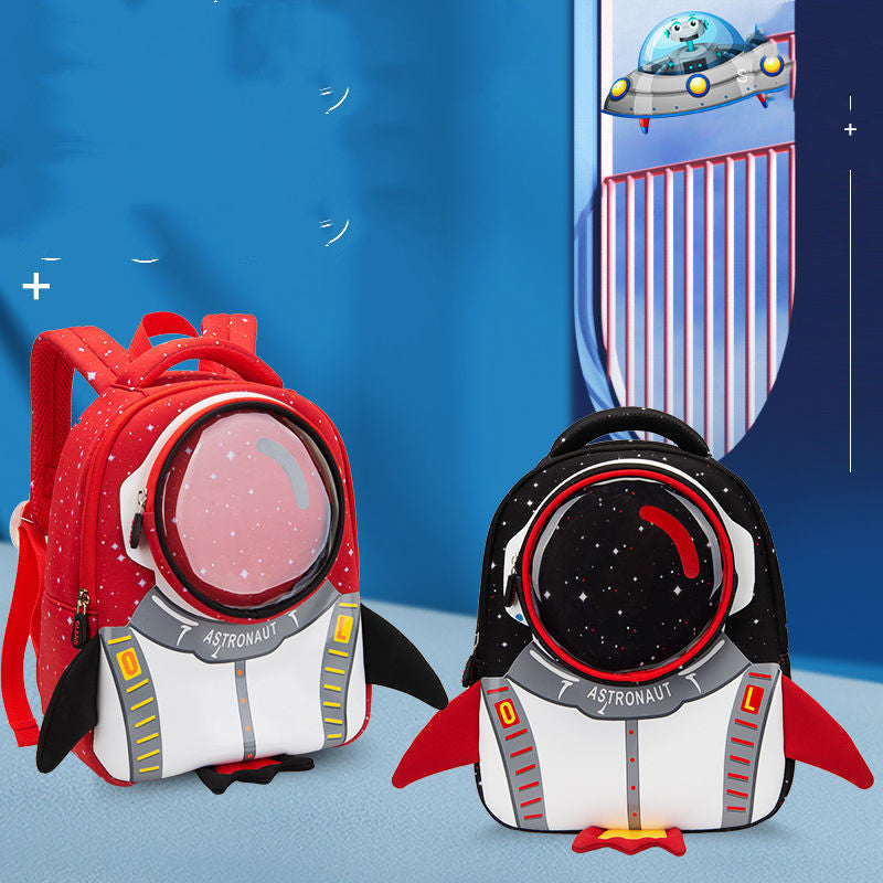 Kids Astronaut Backpack – Cute Cartoon Canvas School Bag | Toddler & Preschool | Canada & USA