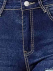 2025 Women's Ripped Tight Cropped Pants, New High Stretch Jeans, Fashionable And Versatile Street Style, Slim Fit Design, Women's Jeans And Clothing