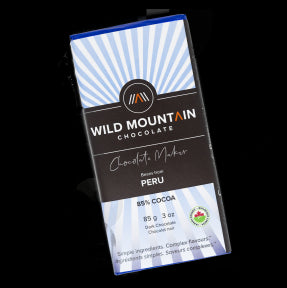 Wild Mountain Chocolate - Peru Dark Chocolate 85% (85g)