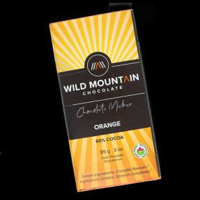 Wild Mountain Chocolate - Orange Dark Chocolate 60% (85g)