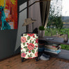 Rose Print Suitcase – Vintage Floral Carry-On Luggage