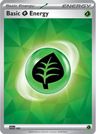 Basic Grass Energy - 009 9 - SVE Scarlet & Violet Energies Holofoil