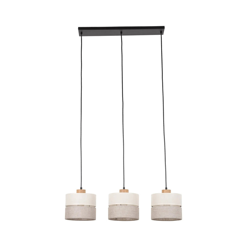 Eco Scandinavian 3-Light Pendant for Kitchen Island & Dining Table