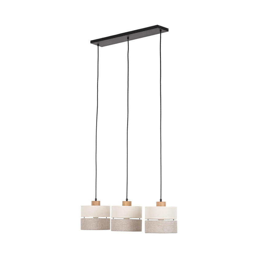 Eco Scandinavian 3-Light Pendant for Kitchen Island & Dining Table