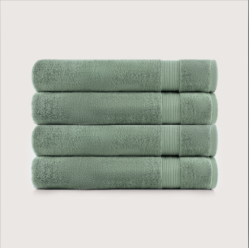 Pure Cotton Bath Towel Set – Burgundy & Turquoise | 500gsm Wholesale Towels