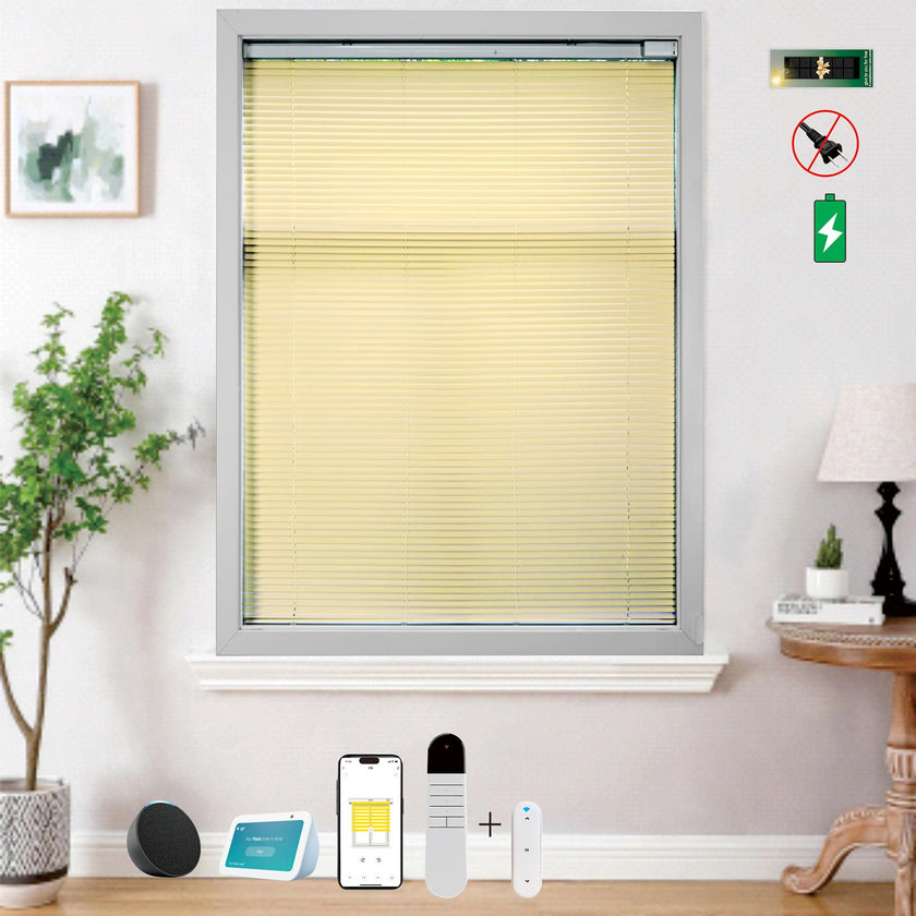 Equipped With A 15 Channel Remote Control Solar Charging Panel, Electric Blinds, Intelligent Remote Control Curtains, Silent Sunshades, Detachable Rechargeable Lithium Batteries