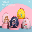 FUNLAB Air Backpack – Cartoon DIY Kids EVA School Bag | Blue, Yellow, Pink