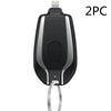 Keychain Power Bank 1500mAh – Portable Emergency Charger for iPhone & USB-C