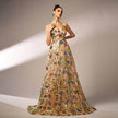 Elegant Sleeveless Sequined Suspender Maxi Evening Dress
