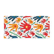 Beach Towel — Colorful Handprint Pattern Summer Beach Towel